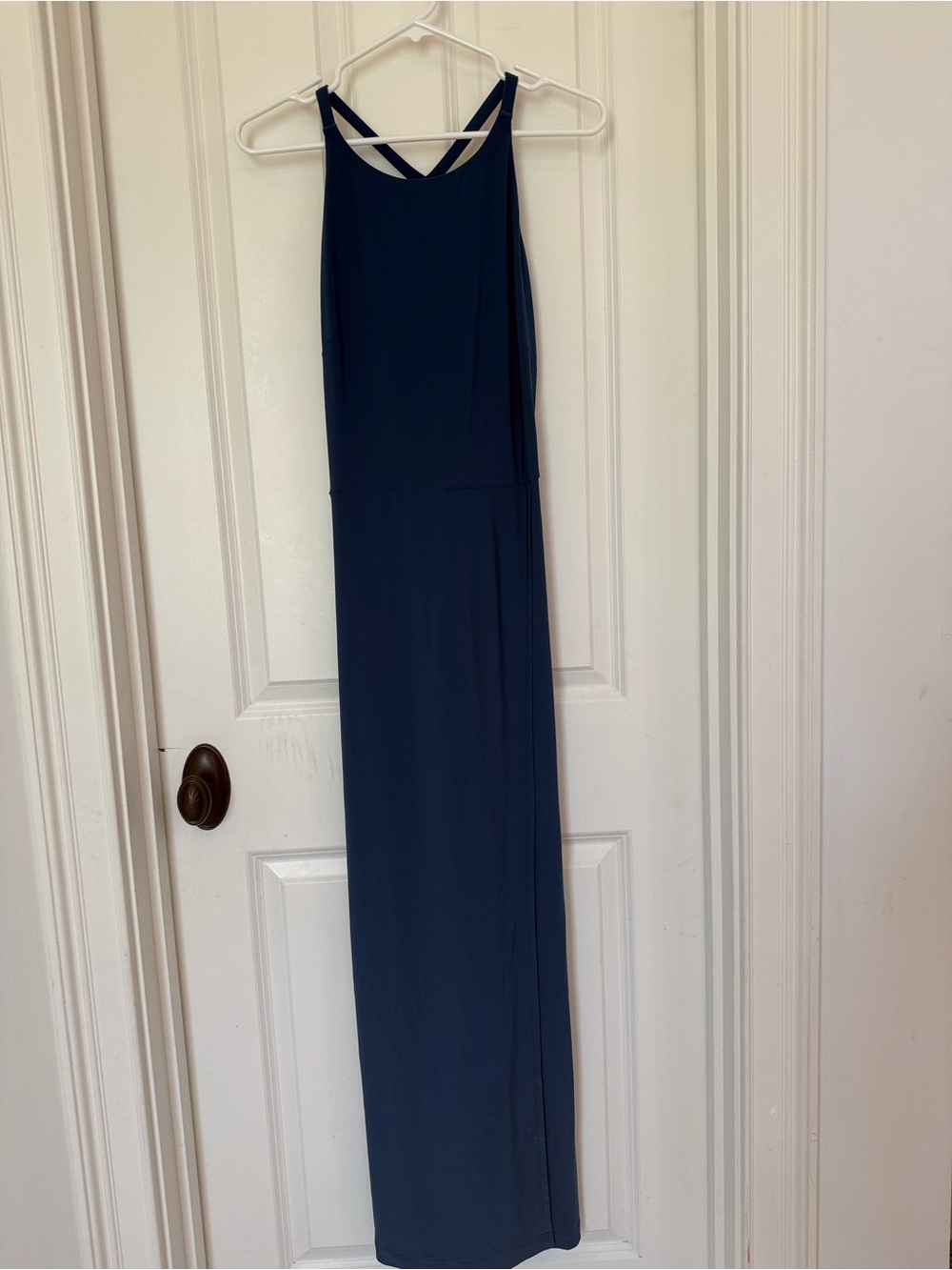 White House black market maxi gown